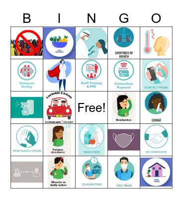 COVID Safety Bingo Card