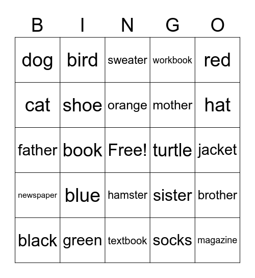 Sharing the Gospel Bingo Card