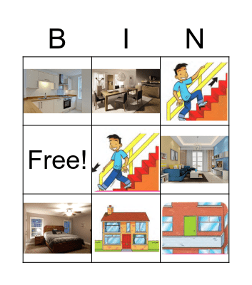 Rooms Bingo Card