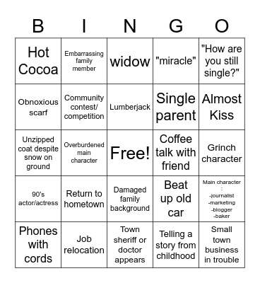 Lifetime of our LOVE Bingo Card