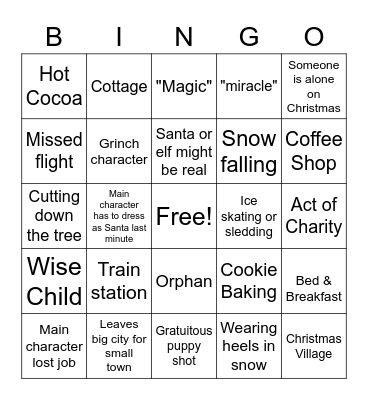 Lifetime of our LOVE Bingo Card