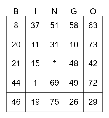 Groep 2 Bingo Card