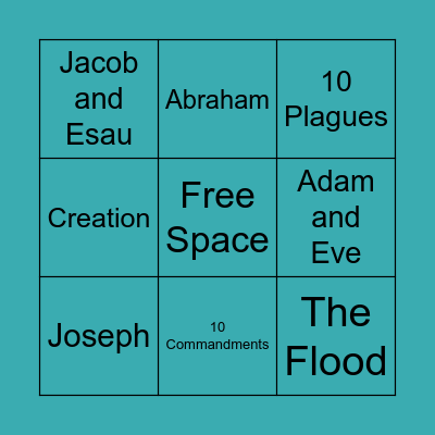 Old Testament BINGO Card