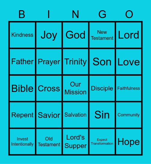 Freedom Life Bingo Card