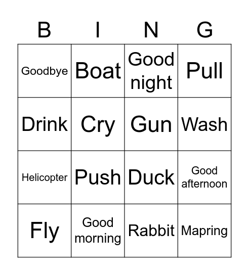 P1/1 Bingo :) Bingo Card