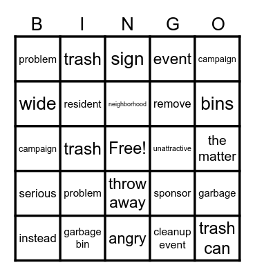 Altius U6 Bingo Card