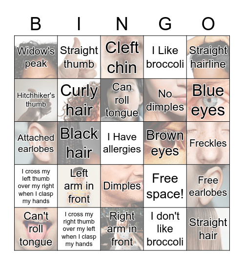 Trait Bingo Card