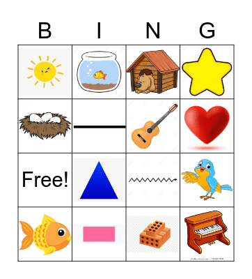 Review Pre K - Atlantico Bingo Card