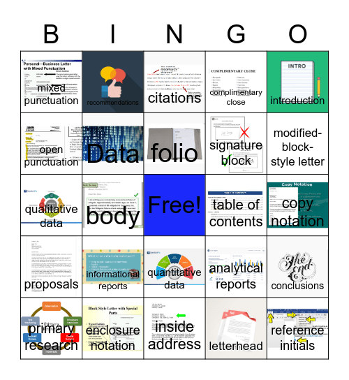 Computer Chapter 8 bingo Card