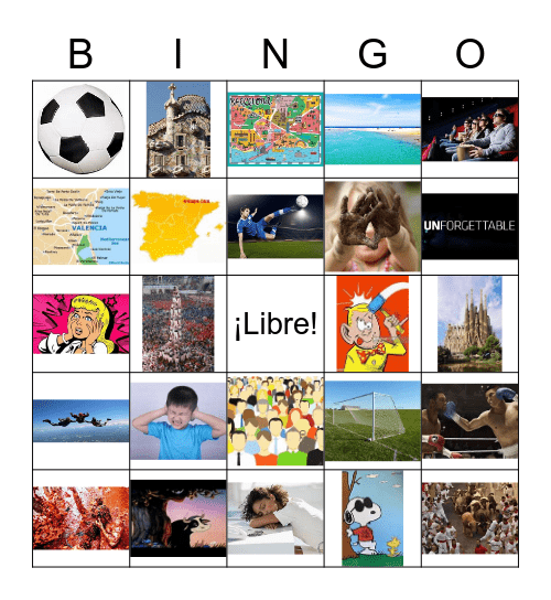 6th Grade - España Bingo Card