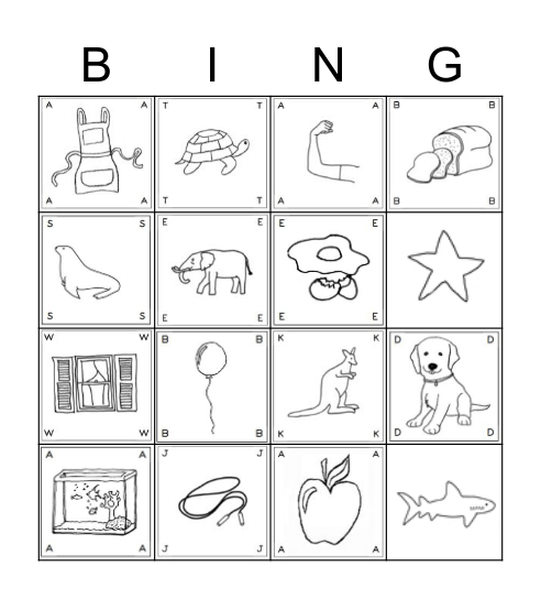 Friends Bingo! Bingo Card