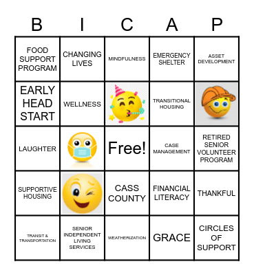 ALL STAFF BINGO Card