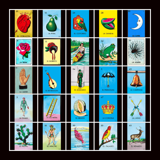 LOTERIA Bingo Card