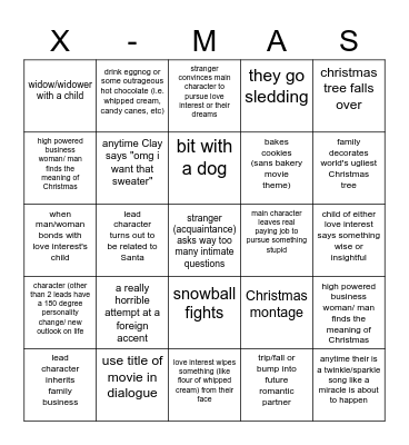HALLMARK SHOWDOWN Bingo Card