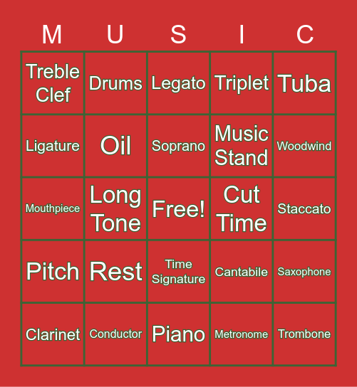 Happy Holidays Bingo Card