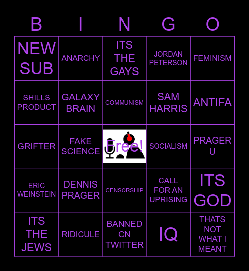 DERP WEB BINGO Card