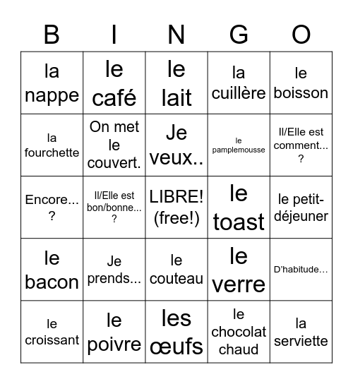 p. 6 Bingo Card