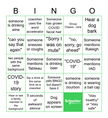 Virtual BINGO Card