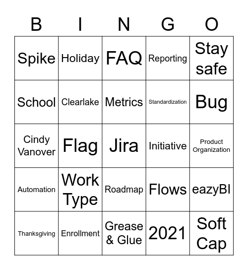 APDP (November All-Hands) BINGO Card