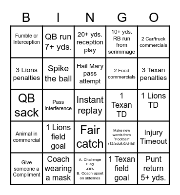 COVID-19 Bingo Card