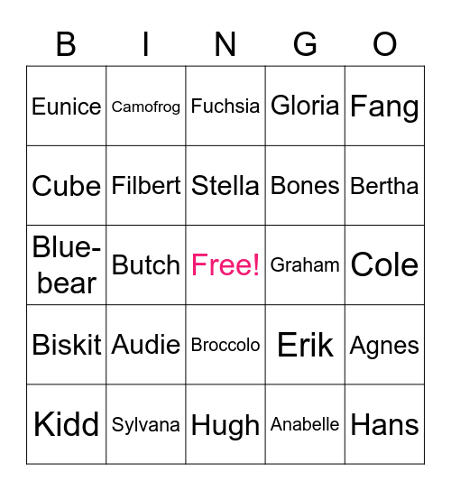 MaRingo Bingo Card