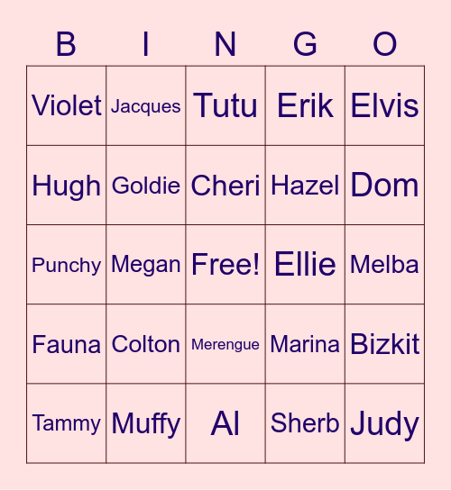 A FOOT IS A HUNT Bingo Card