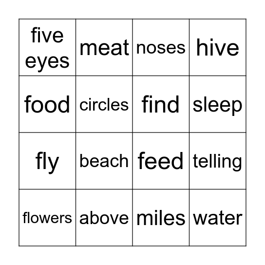 1.3  Seals/Beelines Bingo Card