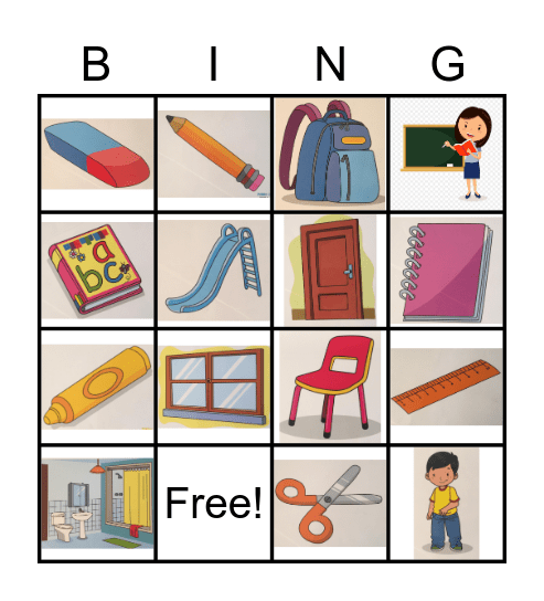 3° Kinder Bingo Card