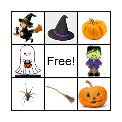 Halloween Bingo Card