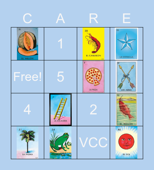 Loteria Bingo Card