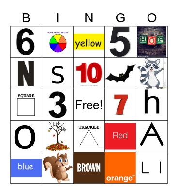 REVIEW BINGO Card