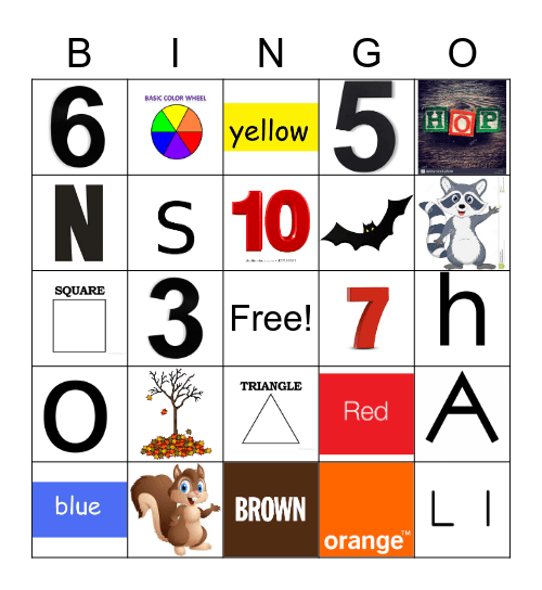 REVIEW BINGO Card