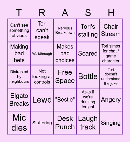 TrashBingo Card