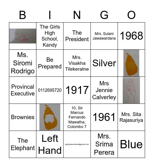 SLGGA Bingo Card