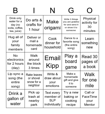 Kramerica Gives Bingo Card