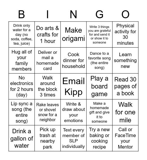 Kramerica Gives Bingo Card