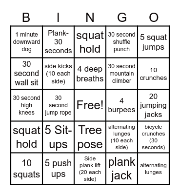 BINGO LIVE! Bingo Card