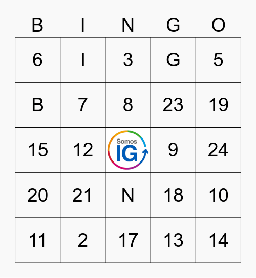 Bingo Navideño Bingo Card
