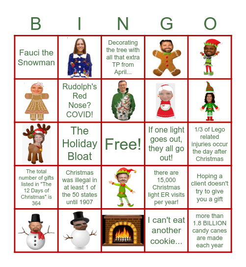 Jingle Bells Bingo! Bingo Card