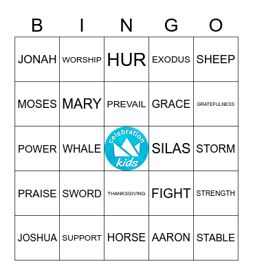 10,000 REASONS PART 2 Bingo Card