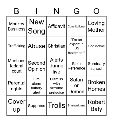 Shara/Arlena Derp Bingo Card
