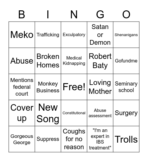 Shara/Arlena Derp Bingo Card