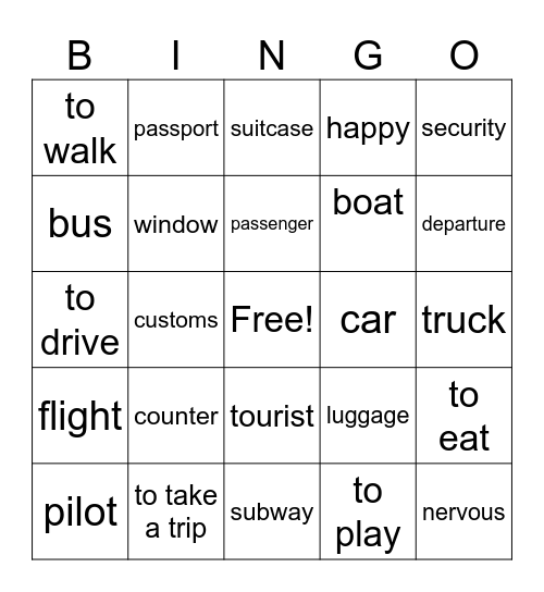 EPB Bingo Card