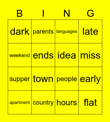 A Review Bingo p.24 Bingo Card