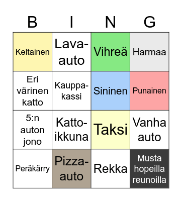Autobingo Card