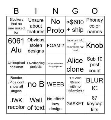 Make gondo drunk Bingo Card