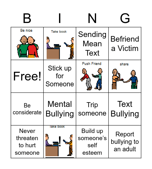 Friends Do Make a Difference Bingo Card