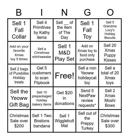 Black Friday Bingo November 27, 2020 Bingo Card