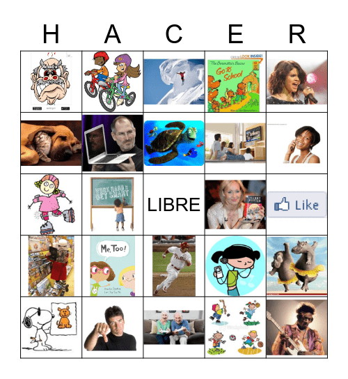 1A ¿Qué te gusta hacer? Bingo Card