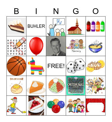 Pie Day Bingo Card